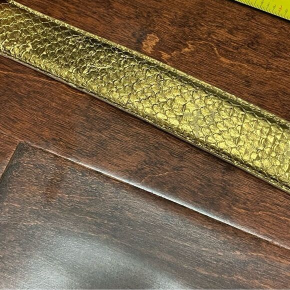 Vintage Metallic Gold Belt With Crystal XXX Buckle main image 11